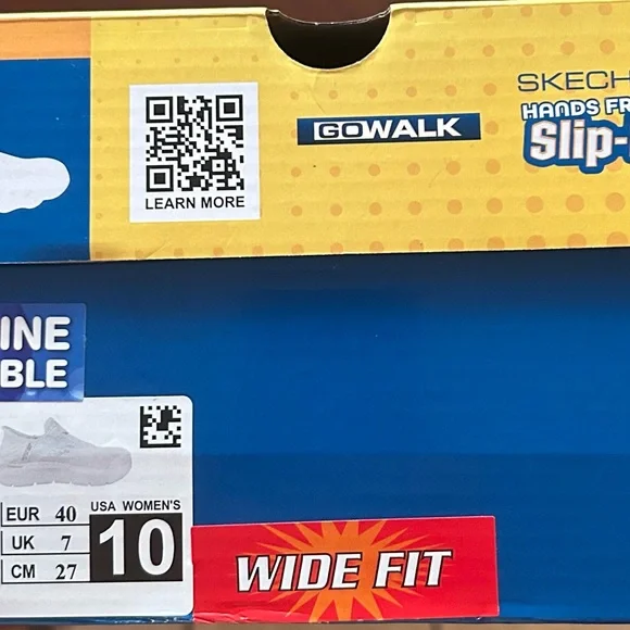 Skechers White Slip-On Athletic Sneakers Womens 10 Wide - Picture 2 of 8